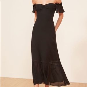 Reformation Butterfly Dress. Black size 2